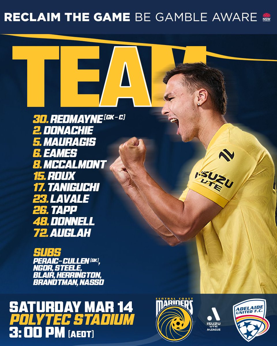 Central Coast Mariners tweet media