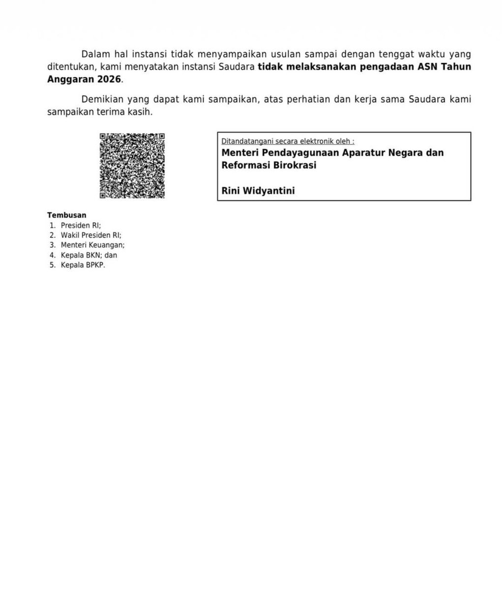 Lolos CPNS, OJK, BUMN, dan Tes Kerja tweet media