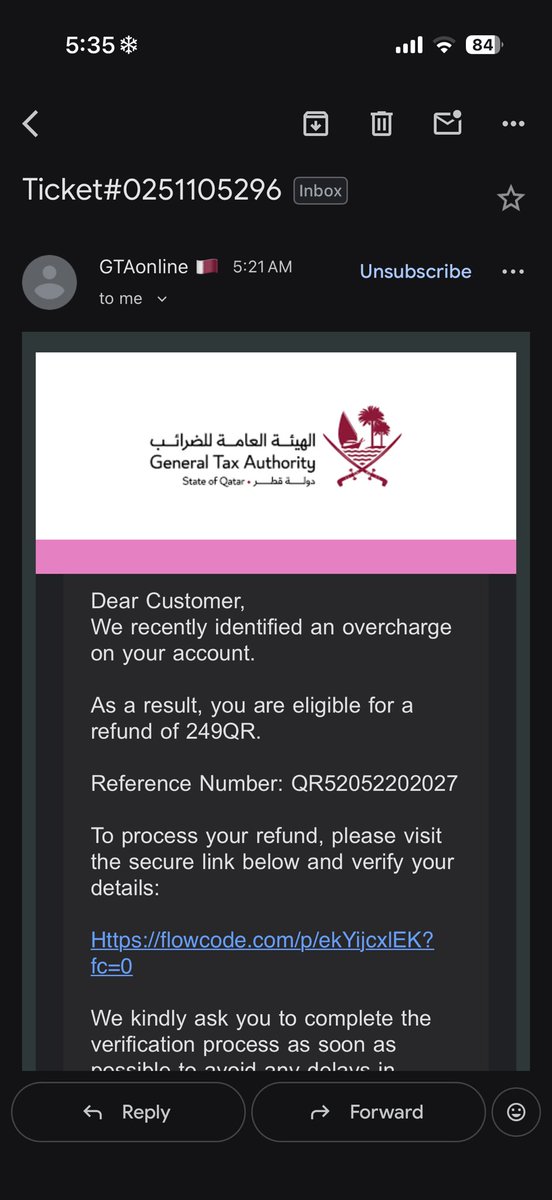 raeeyy_'s tweet photo. يا جماعة انتبهوا من الإيميلات ذي ولا تفتحون الرابط https://t.co/IAP4QoQAv2