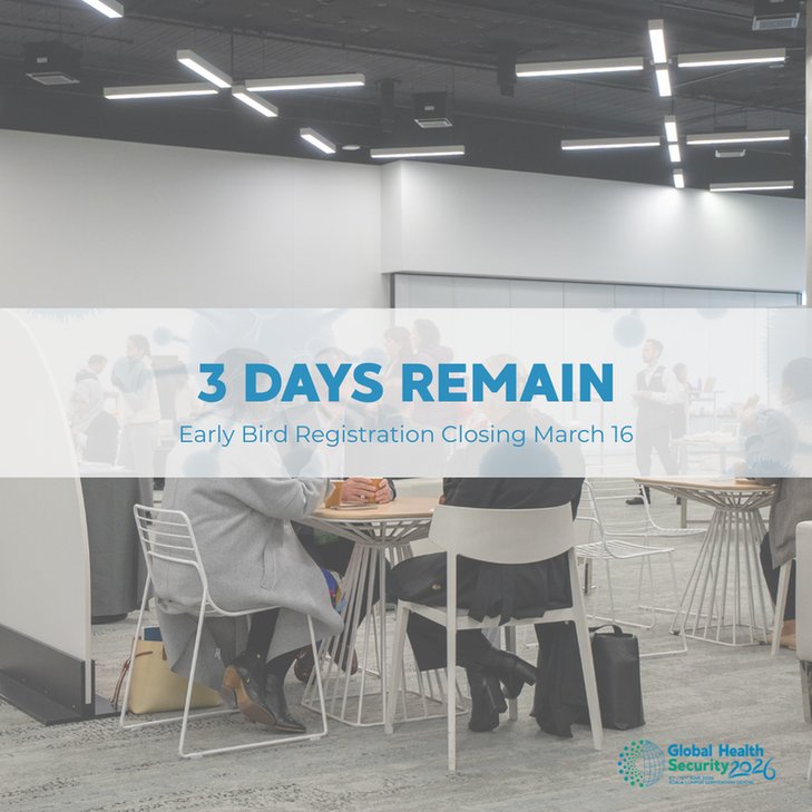 Global Health Security 2026 (9 June - 12 June) tweet media