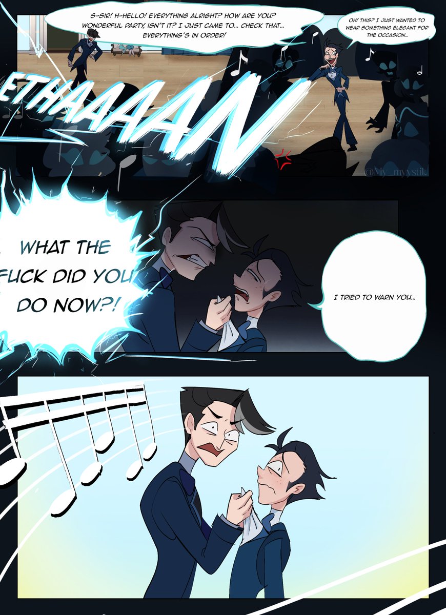 My_Myystik's tweet image. Relax Vincent 🥱

"My Precious Karma" (6/?)

#HazbinHotel #RadioStatic #Voxal #Murdermedia  #HazbinHotelVox