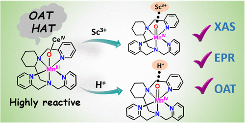 bhkenlo's tweet photo. Brønsted and Lewis Acid Activation of a Reactive Mn(III)–O–Ce(IV) Intermediate | Inorganic Chemistry https://t.co/MmbouO4G93 Moonshiram, Draksharapu, and co-workers @InorgChem #manganese #cerium #OEC #XAS #EPR #OAT https://t.co/JUL9rSOizk