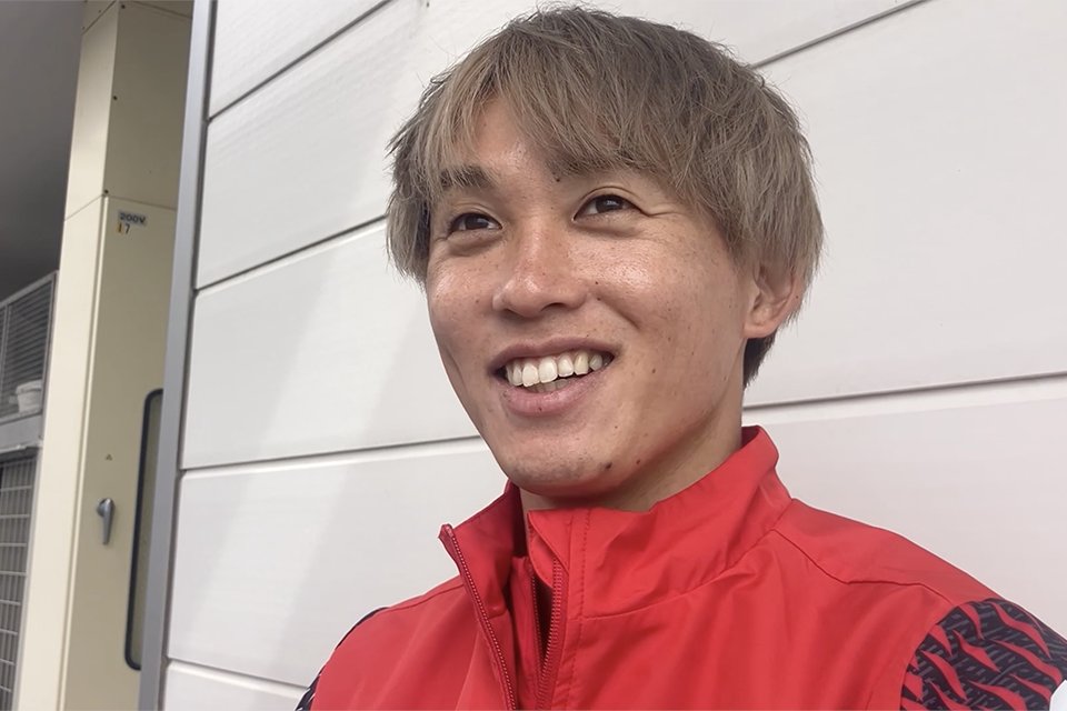名古屋グランパス　森島司 📹PLAYER'S VOICE💬 チーム始動直後に負ったけがから復帰を果たした