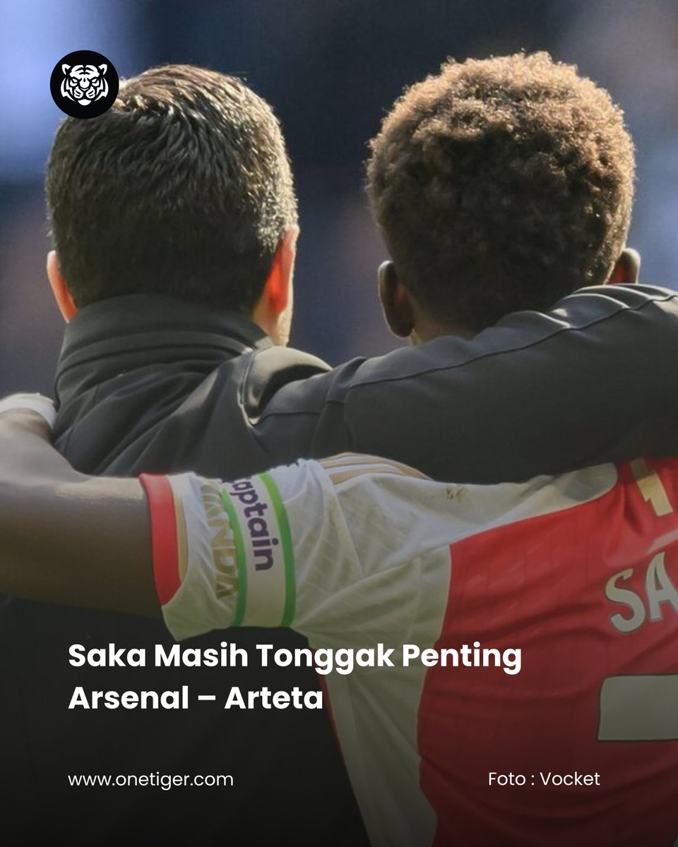 OneTigerForever's tweet image. Saka Masih Tonggak Penting Arsenal – Arteta
Mikel Arteta menegaskan Bukayo Saka kekal sebagai pemain penting Arsenal yang terus memberi impak besar dalam jentera serangan pasukan.

👉 Baca artikel penuh di onetiger.com
atau klik pautan di bio kami

#OneTigerArena