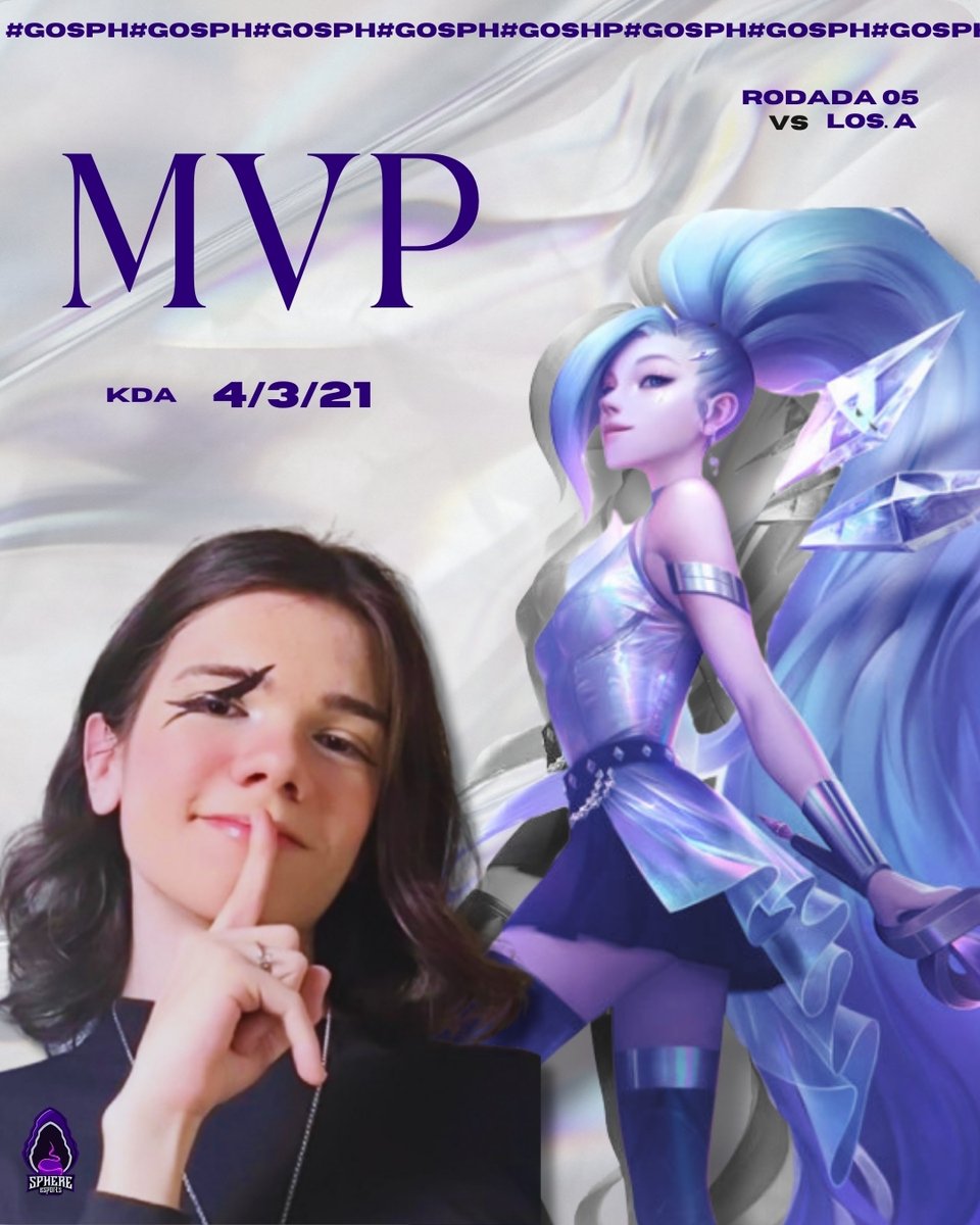 Sphere_Esports's tweet photo. Vitória garantida! 🔥
Com uma grande atuação em equipe, saímos com a vitória contra a Los Grandes Academy. O destaque da partida vai para a nossa suporte Julls, MVP do jogo! 💜
Parabéns pela performance e obrigado a todos pela torcida! #GOSPH https://t.co/pv9uvBfatP