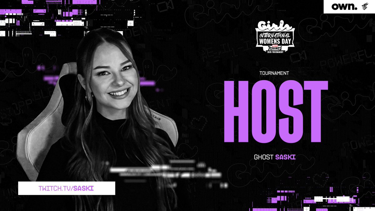 girlsofghost's tweet photo. Meet your Ghost Girls x International Women’s Day 2026 Marvel Rivals Tournament Host 🎙️

@Saskkiii 

Tune in this Saturday, March 14 at 3 PM ET https://t.co/e0xoC1jZ5K