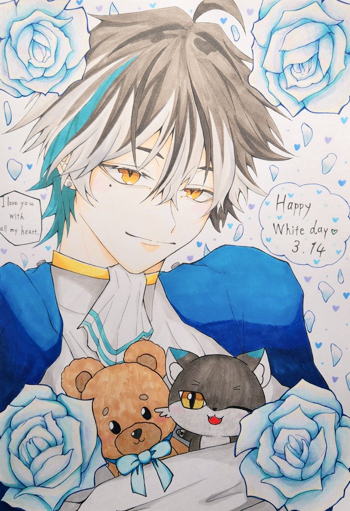 natuomame1682's tweet photo. 💙🤍🍫 𝑾𝒉𝒊𝒕𝒆 𝑫𝒂𝒚 🍫🤍💙
I’ll keep loving you and cheering for you.
#taigasketch
#taigahimuro
#ホワイトデー https://t.co/1oQrbfyubX