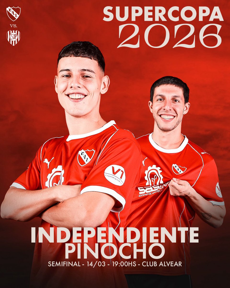 ¡HOY JUEGA #INDEPENDIENTE! 

#TodoRojo 🔴