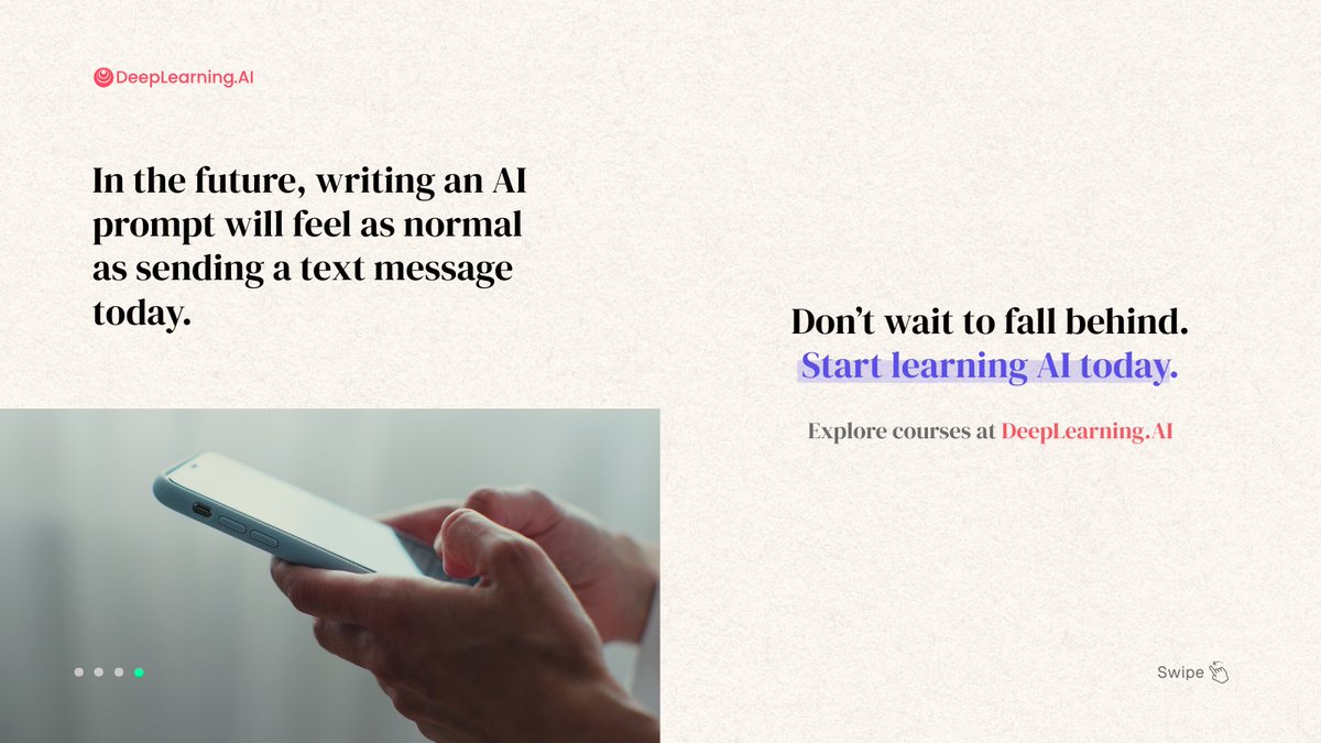 DeepLearning.AI tweet media