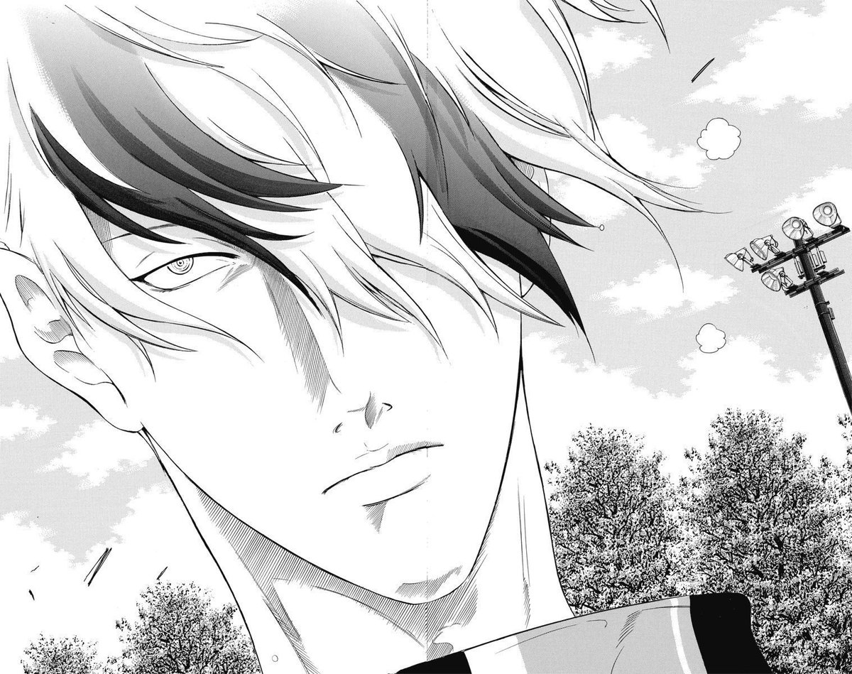 Golden age　74　「異変」

越知の視線。
そのまなざしが、跡部の精神を捕らえる…！

#テニプリ名場面