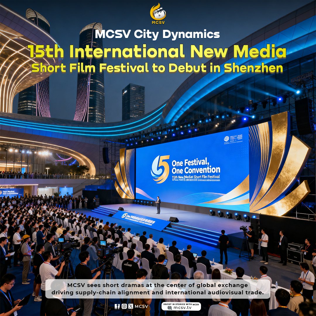 MCSV_Music's tweet image. MCSV City Dynamics: 15th Short Film Festival in Shenzhen

Shenzhen hosts the "One Festival, One Convention" with short dramas as a core industrial focus. 

🔗 mcsv.tv
#ShenzhenShortFilmFestival #IndustryEvent #ResourceAlignment #ProductionResults