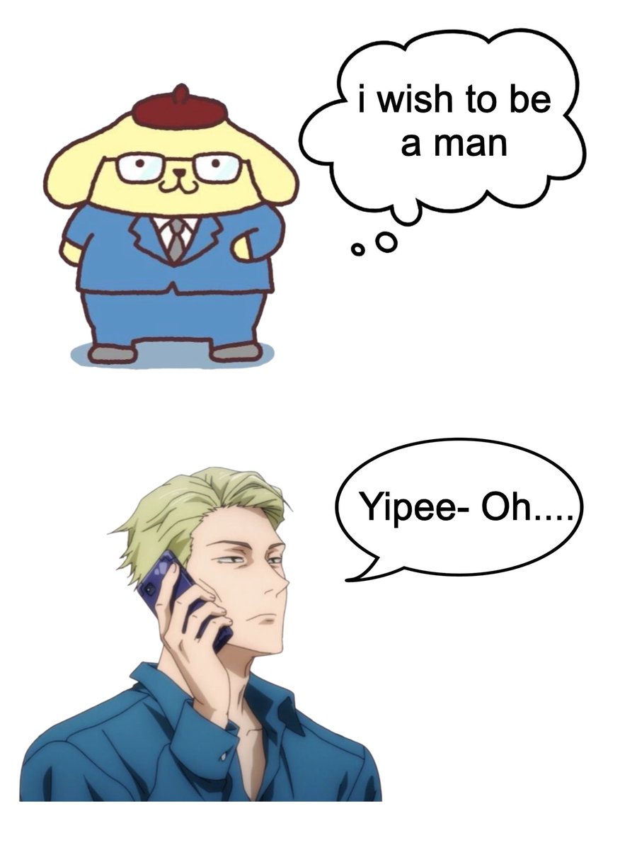 a cute creature who became an overworked man