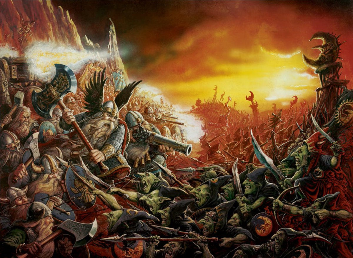 Warhammer Rulebook cover art David Gallagher (2006)
#Warhammer