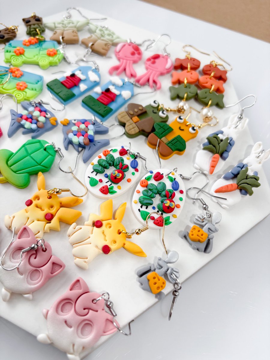 aimee makes earrings • tweet media