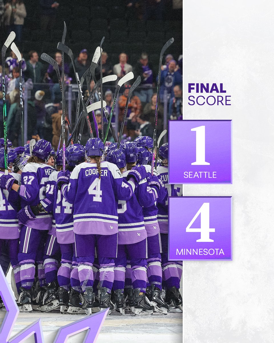 PWHL_Minnesota's tweet photo. FOUR OUR HOME CROWD 🫶 https://t.co/LybzLplthB