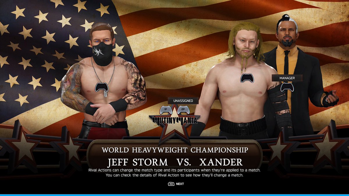 WWE2kUniverse01's tweet photo. MUTINYMANIA MATCHCARDS PART 1

#WWE2K25 #WWE2K26 #MUTINY https://t.co/Qq3qJ61C3t