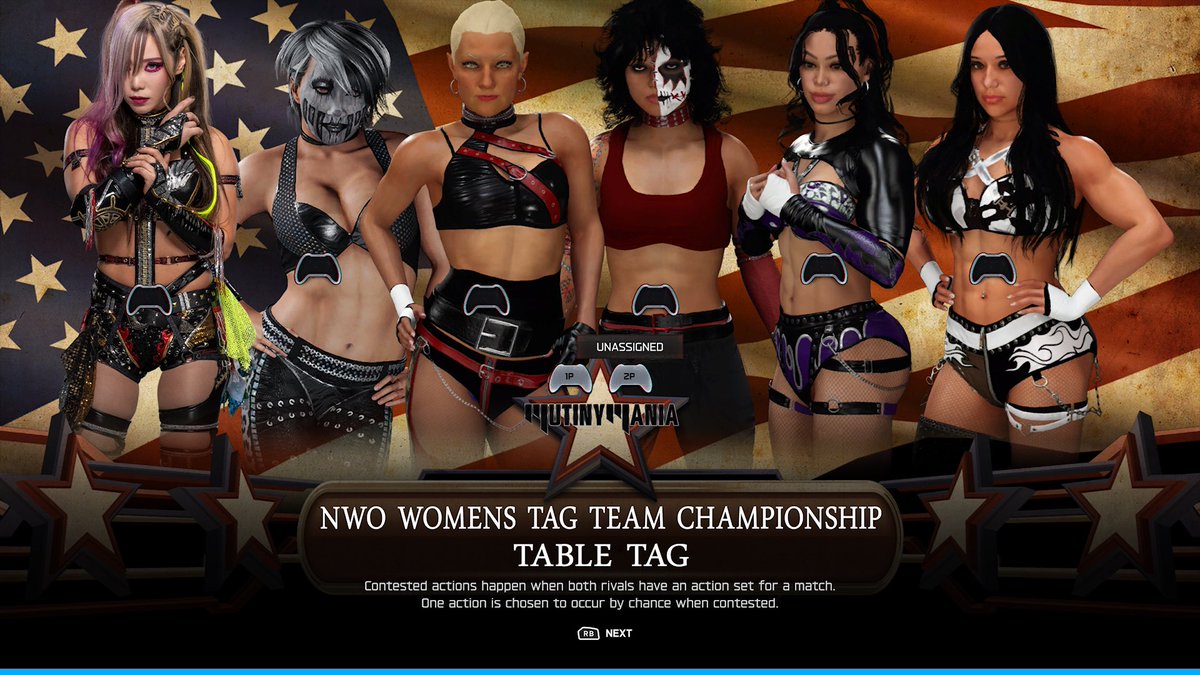 WWE2kUniverse01's tweet photo. MUTINYMANIA MATCHCARDS PART 1

#WWE2K25 #WWE2K26 #MUTINY https://t.co/Qq3qJ61C3t