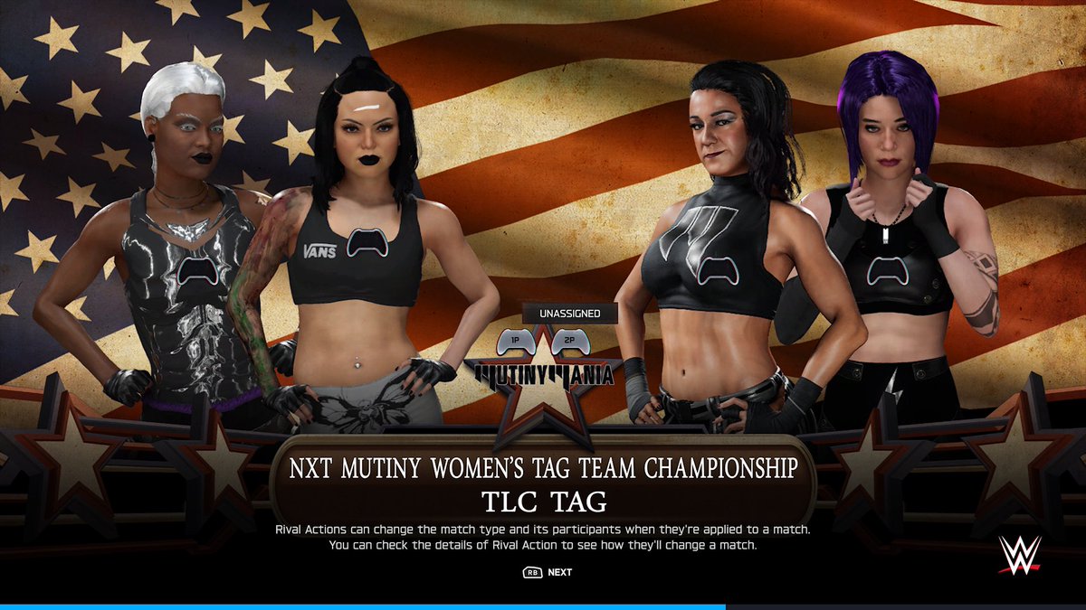 WWE2kUniverse01's tweet photo. MUTINYMANIA MATCHCARDS PART 1

#WWE2K25 #WWE2K26 #MUTINY https://t.co/Qq3qJ61C3t