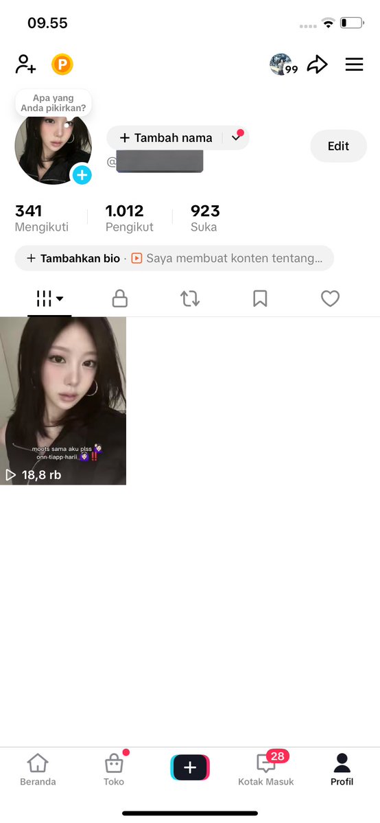 veilisa 🎀 sell acc tiktok 2k+ testi on📌 tweet media