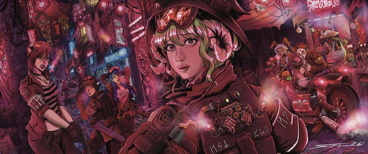 6ish Months later, it’s finally colored. My Magnum Opus! The piece that took me 8 years to create… it’s finally done. 😭 I can rest in peace now. Please like and reshare so I can have a peaceful slumber.
#artmoots #perspectiveart #comicbookart #indiecomics #illustration