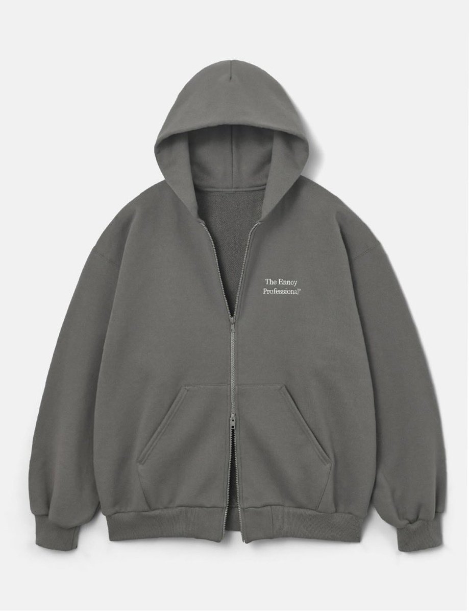 ENNOY『DOUBLE ZIP HOODIE』全3色が国内3月14日（土）12:00 よりWEB
