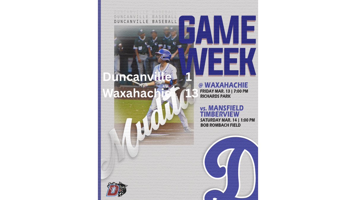 Duncanville High School Baseball tweet media
