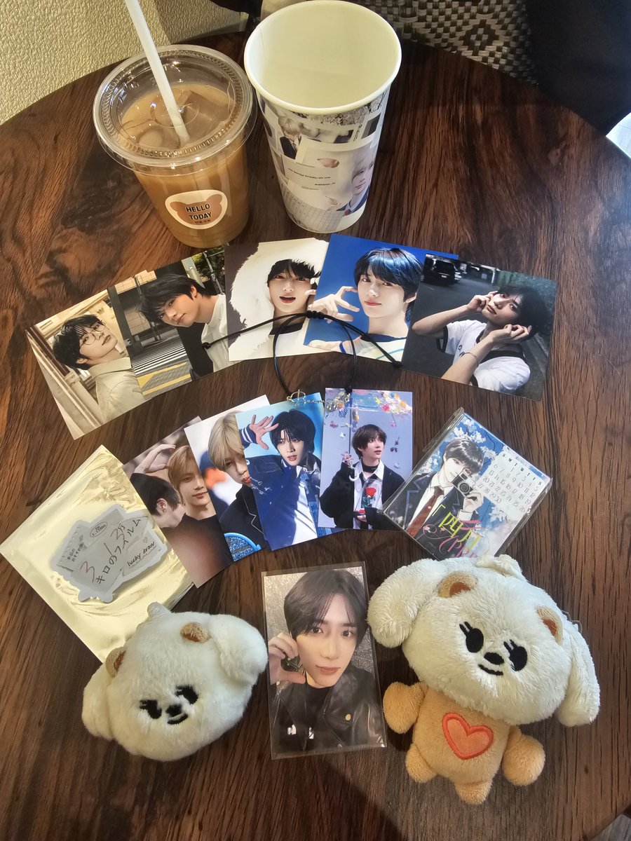 ACJmbjkgk's tweet photo. センイルカフェとユニカも行ってきた！ボムギュ改めて誕生日おめでとう～🧸♥️
#HAPPY_BEOMGYU_DAY
#OurHalfBeomgyuDay
#봄볕의따스함은알콩이전해준사랑
#MOAの幸運のクローバーボムギュ https://t.co/fVPWYvhJI7