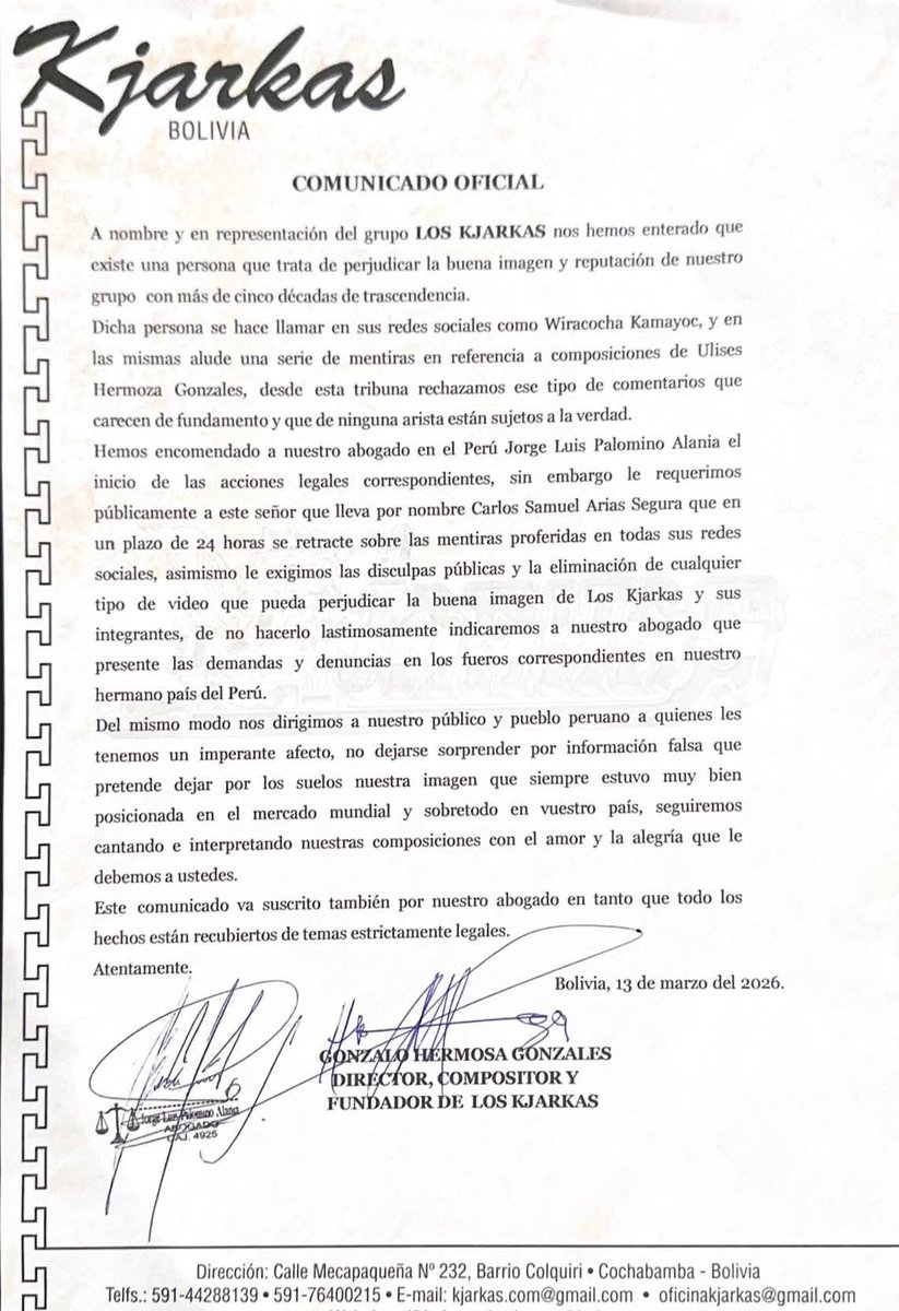 Víctor Quispe Perca tweet media