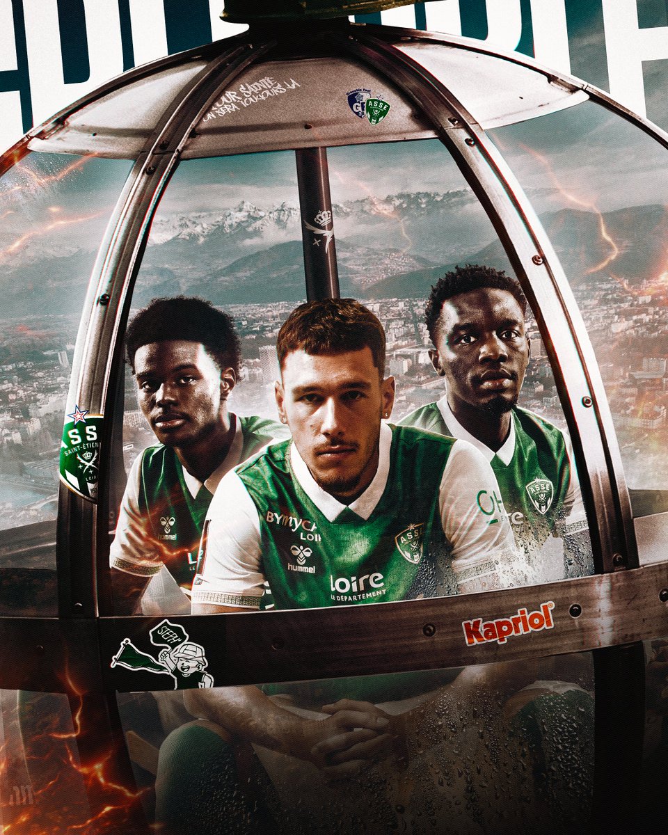 ASSEofficiel's tweet photo. 👊 Jour de match ! J27.

#GF38ASSE, 20h ! 💚
