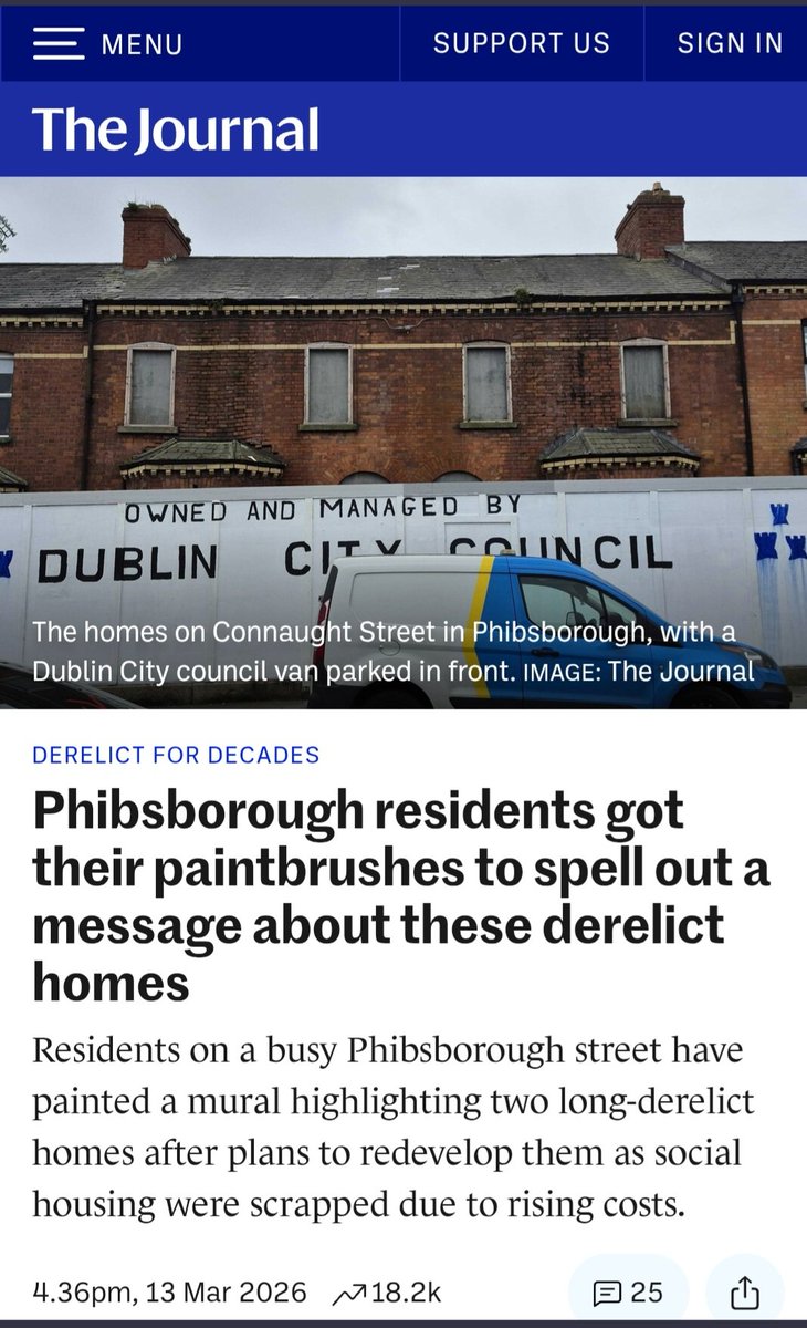 State enabled vandalism 

Well done the residents 👏

#DerelictIreland #ProtestArt