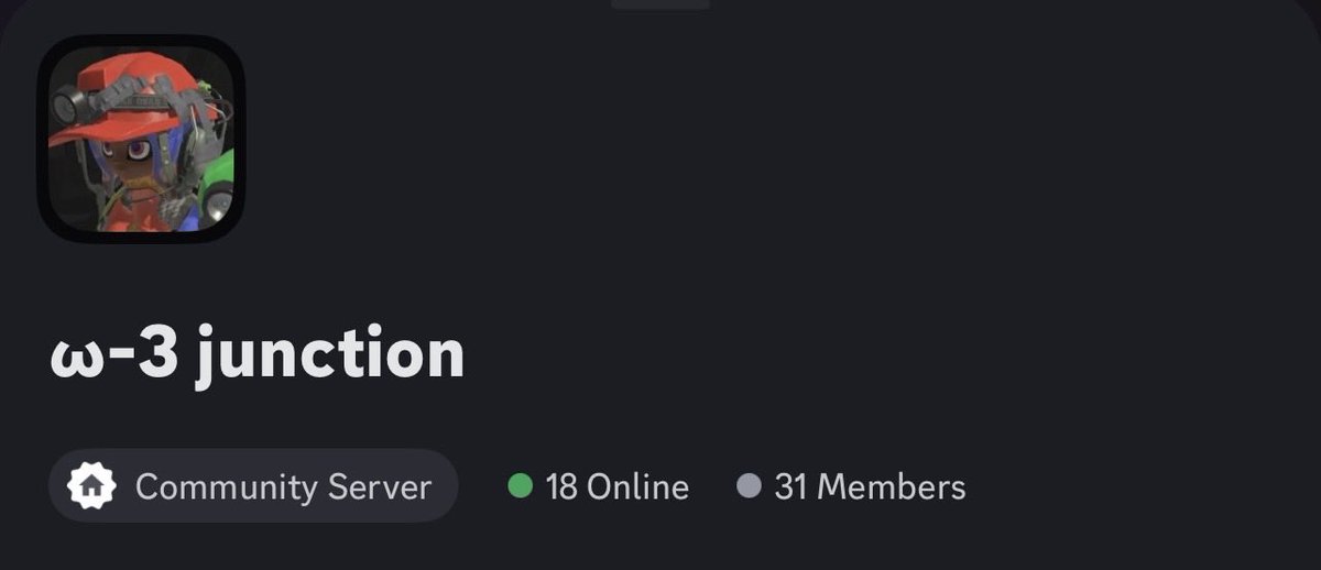 midtown_luck's tweet photo. @SplatwtConfess Heh… you should join me and my homies’ server w-3 junction (omega-3)

We’re pretty small right now but we’ve been playing games together and sharing ocs. And there’s NOOOOOOO minors 🗣️🔊💥💥💥

Find us on disboard or however else you find a public server. Or I can dm it to ya 🔥 https://t.co/uzDgfrQjdX