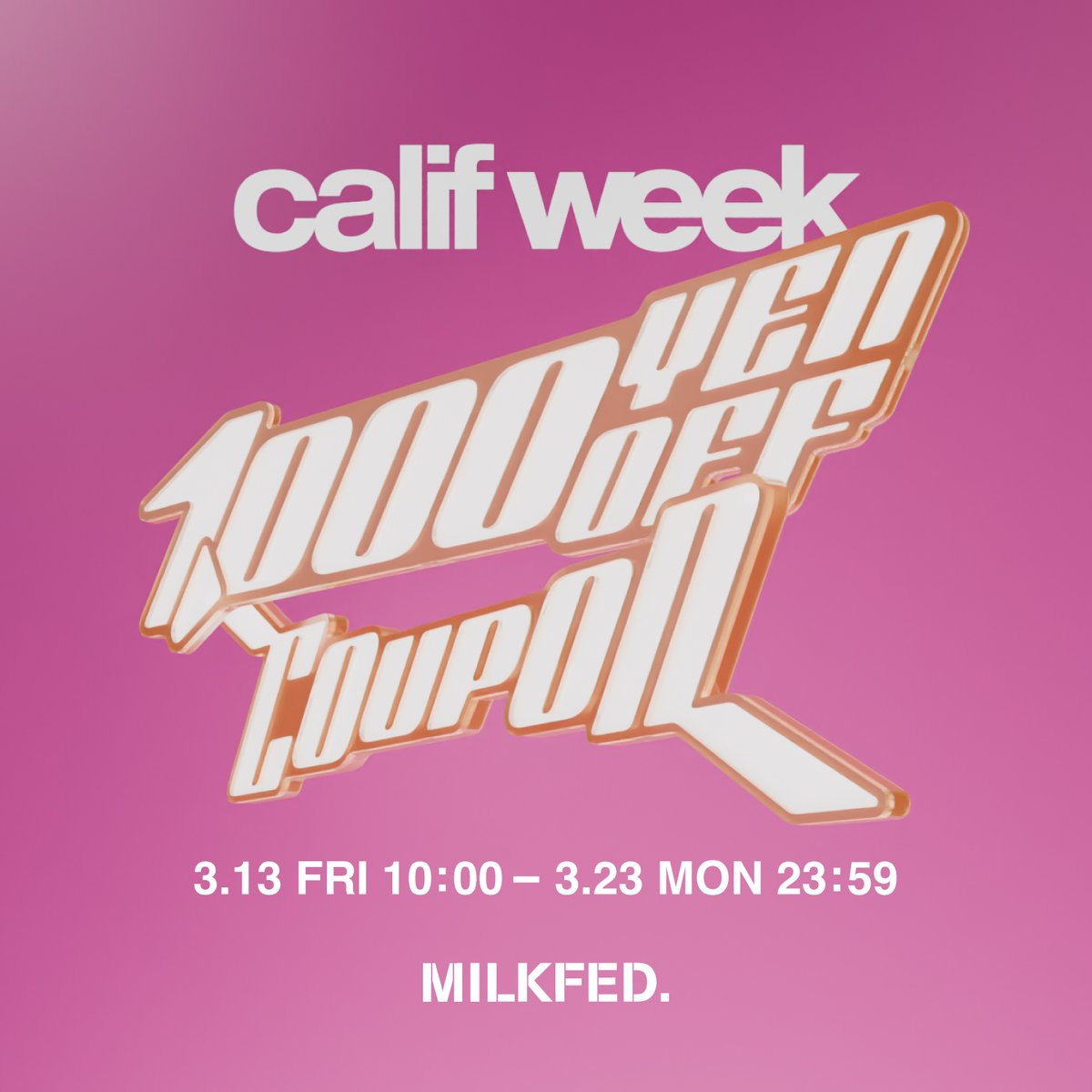 MILKFED.(ミルクフェド) tweet media