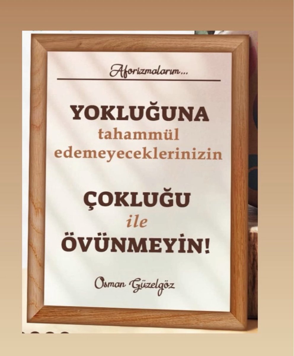 ÇOKLUĞUN YOKLUĞU…
