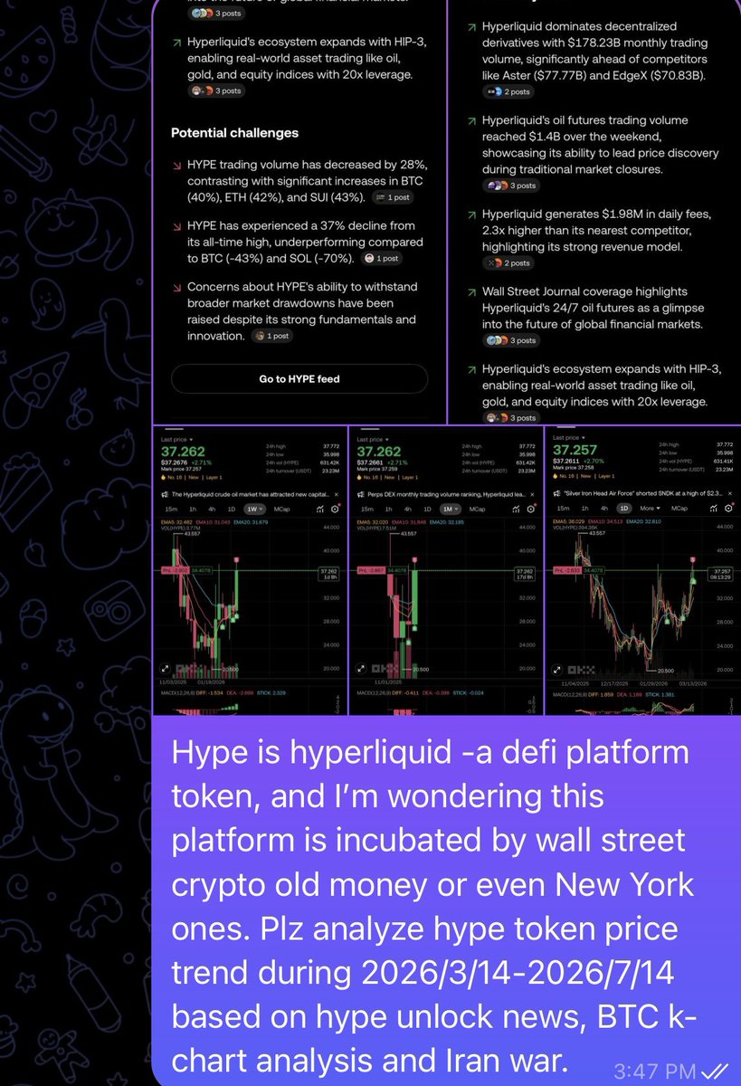 jinger_1's tweet photo. I sent several #prompt to my #openclaw bot and she did 3 analysis about #hype. 
So which one you prefer? https://t.co/lnkImjlpoQ