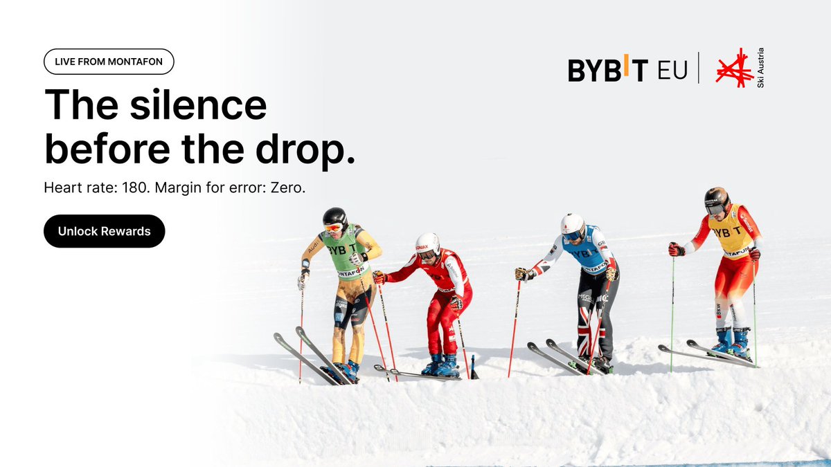 It’s just the athlete, the ice, and the clock. 

Catch the pure adrenaline as Ski Austria pushes the absolute limits of speed today. No brakes allowed.

And while Ski Austria pushes the limits of speed on the ice, we’re dropping exclusive rewards off the slopes. 
Don't hesitate