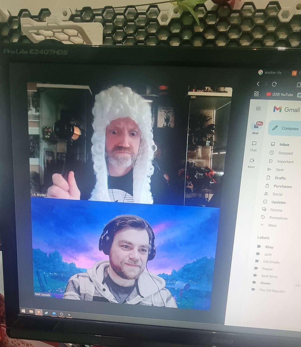 Stories_ttatf's tweet photo. Behind the scenes of the latest episode of WIRT. We can get pretty judgy! 🤣 #indiebooks #authorpodcast #books #judgingbooks https://t.co/br3XABSv7d