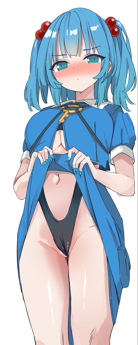 服の下にエッチな水着着てくれるにとり好き 