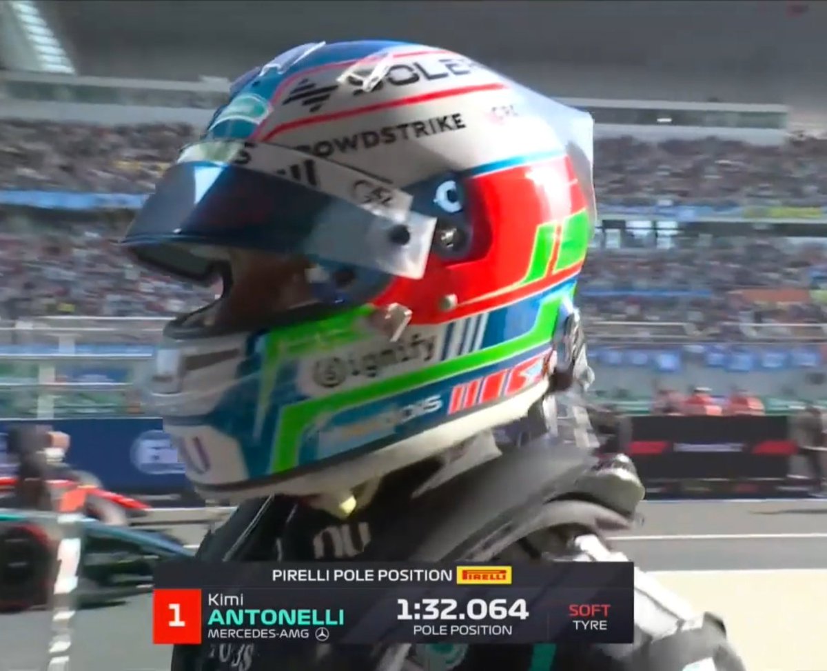 ViSiDEX's tweet photo. YOUNGEST POLESITTER - Kimi Antonelli https://t.co/cEPRtKF2fC