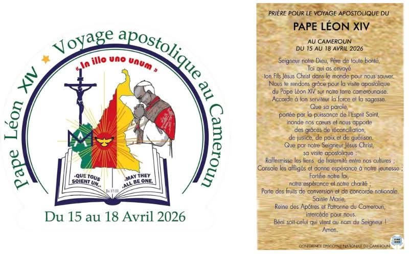 AnsaMedia237's tweet photo. Cameroun : la CENC dévoile le logo et la devise de la visite du pape
Lire la suite de l’article ici : https://t.co/Aohe5x1UxQ
Travail - Patrie - Infos
#AnsaMedia #Pope #cenc #Cameroun https://t.co/hoVmOpHOY5