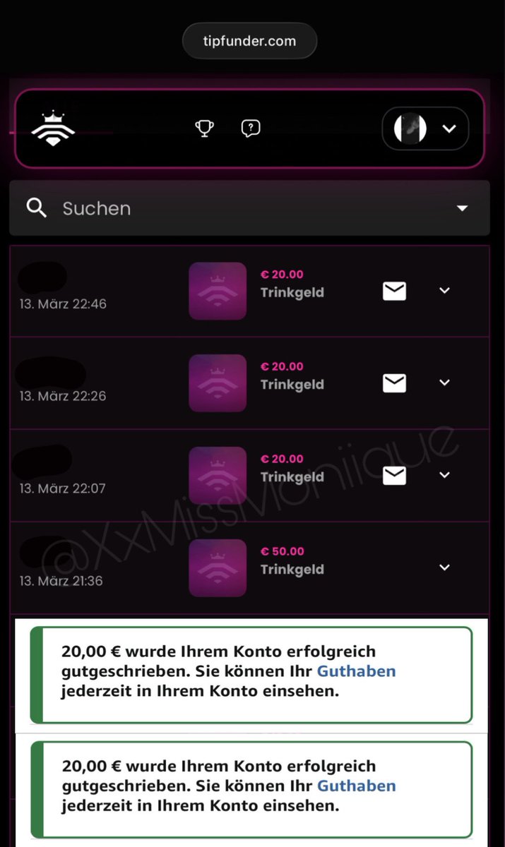 Gestern Abend war er wieder dran..
Erst wollte er stark bleiben - aber nach ein bisschen Demütigung kamen die Trinkgelder.
Trinkgeld hier, Trinkgeld da..🔥

Und am Ende? Hat er sich sogar Schulden gemacht, nur um mir zu dienen.
Jetzt darf er sie schön für mich abbezahlen.👸🏼