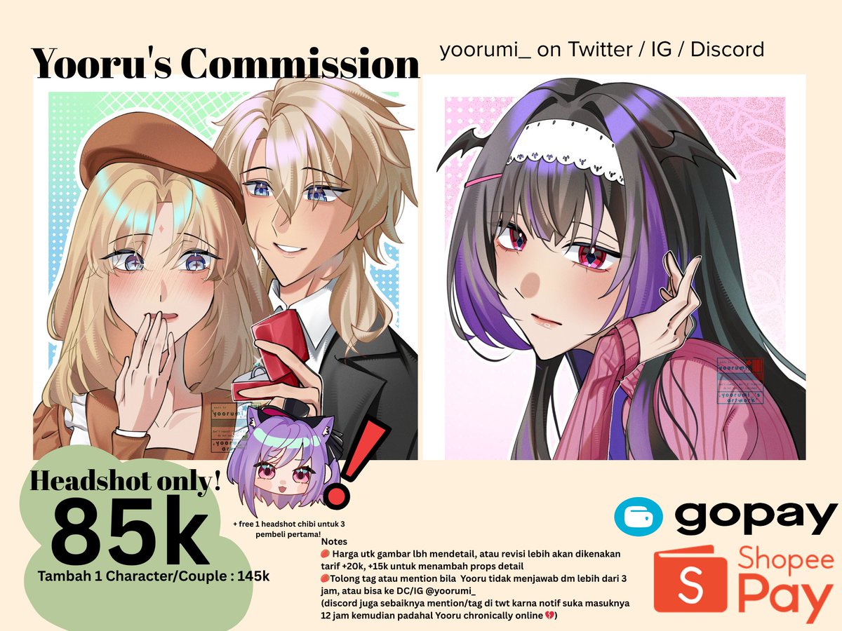 𝙮𝙤𝙤𝙧𝙪 ☎|Comms 📌|🐔🦚 tweet media