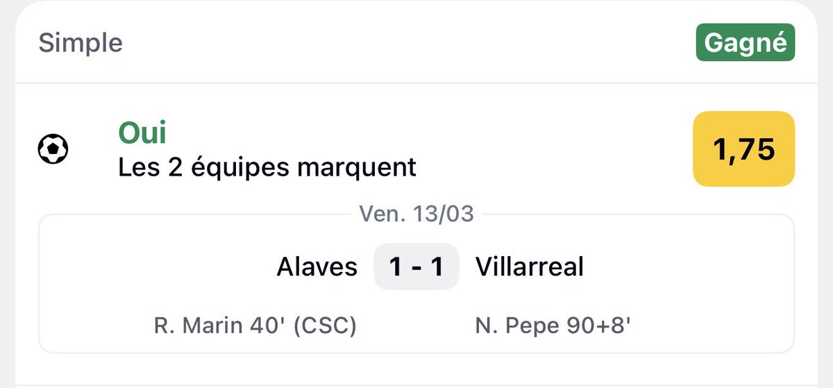 💰𝗣𝗔𝗪 𝗣𝗔𝗪 𝗣𝗔𝗪💰

@𝟭,𝟳𝟱✅

📊 𝗦𝗲́𝗿𝗶𝗲 𝗲𝗻 𝗰𝗼𝘂𝗿𝘀 : 𝟯/𝟯 

❤️ 𝘀𝗶 𝘁’𝗮𝘀 𝘀𝘂𝗶𝘃𝗶𝘀 !

#TeamParieur