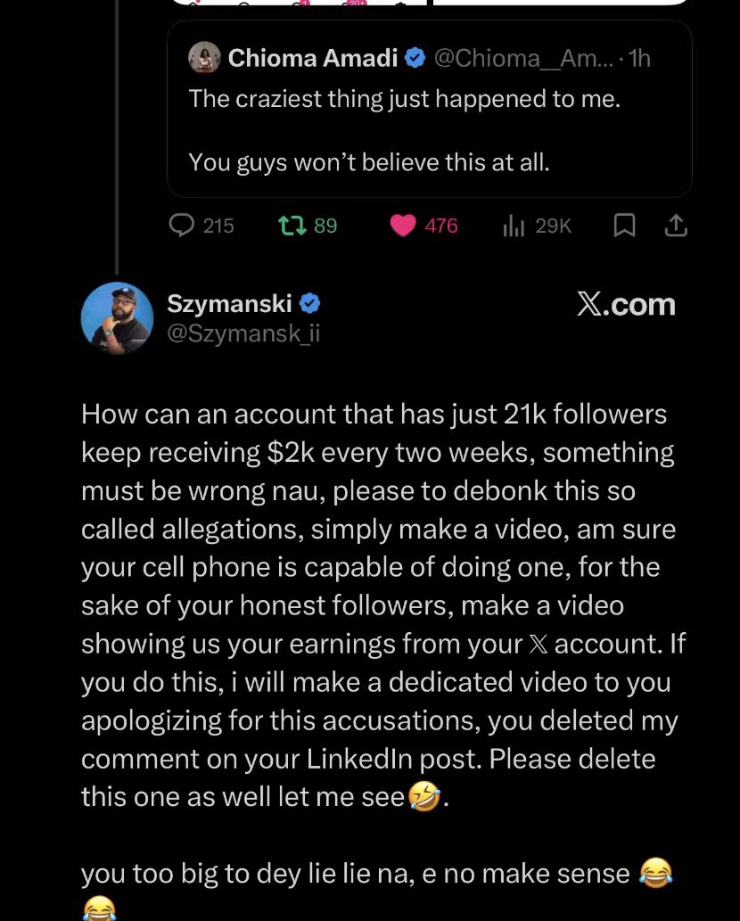 Chioma Amadi tweet media