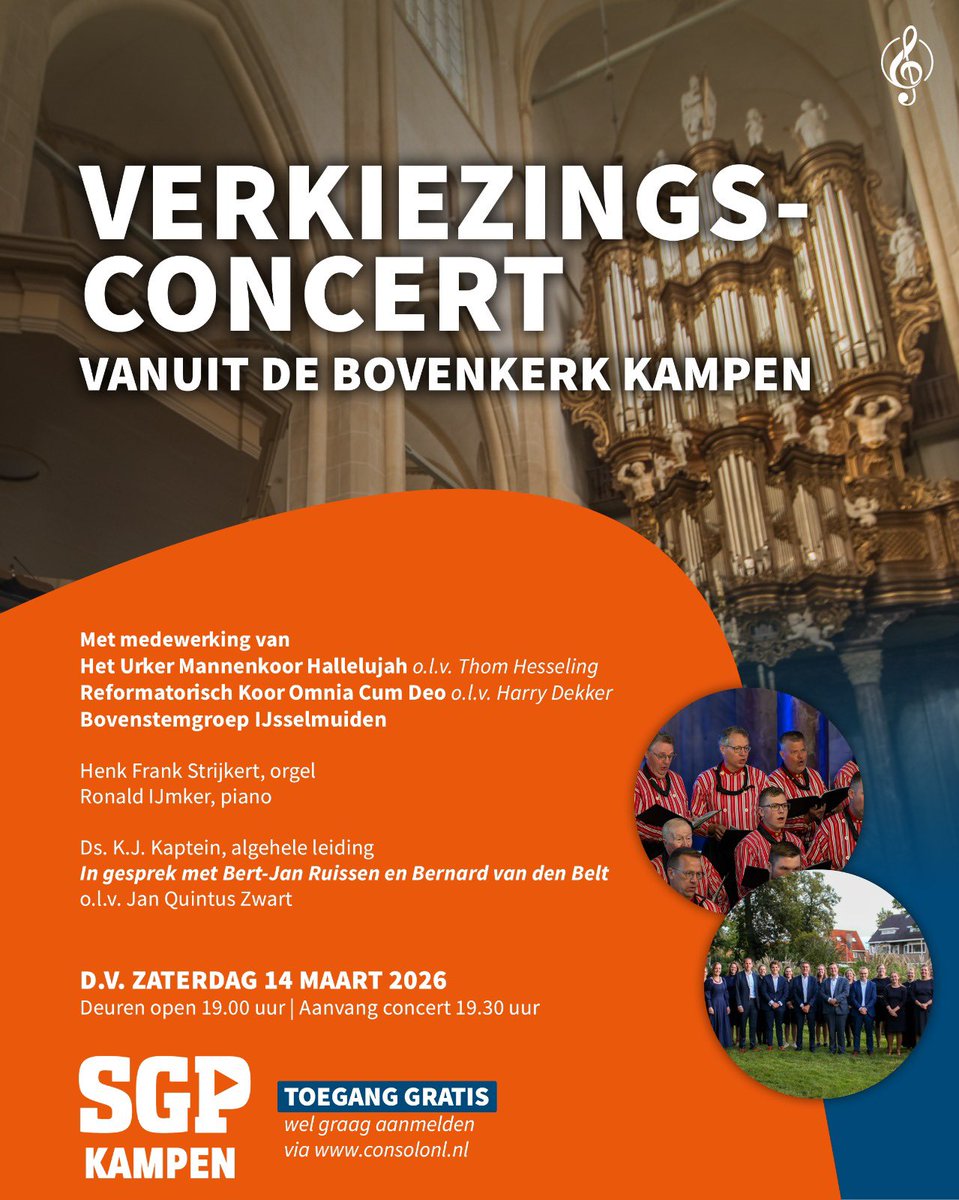 Zien we u vanavond?