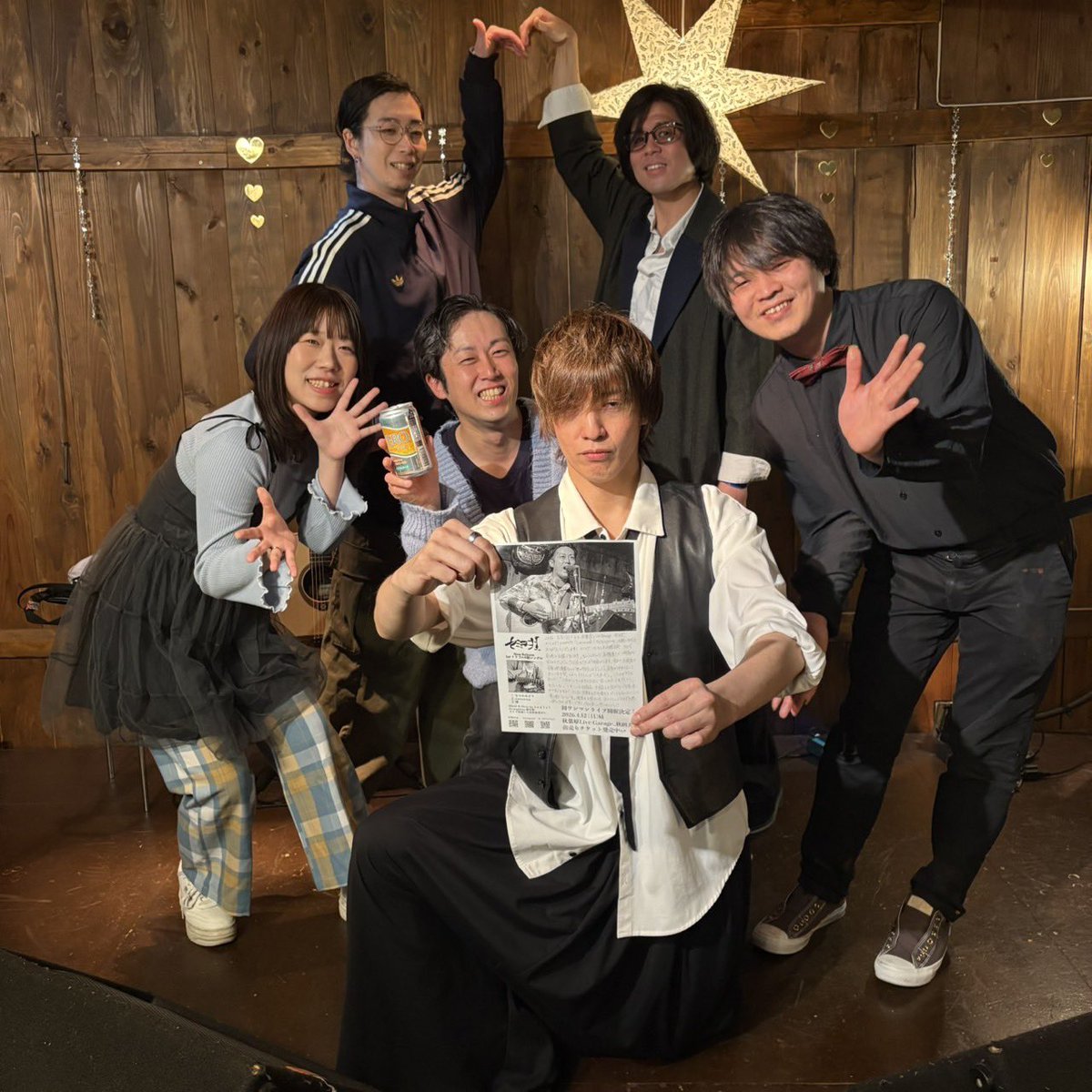 ◎3/8セトリ(Lemonade2026春)
1 エリクサー
2 Donut
3 みちづれ静電気
4 anything
5 紅音空
6 椿
encore: なつのみどり

目撃してくれた人たちはこのライブのおかげで1週間がんばれたんじゃないでしょうか。

アーティスト冥利に尽きる最高のイベントでした。出演者も秋田犬もありがとうございました！