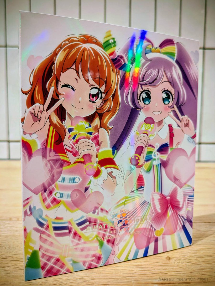 アイカツ×プリパラ　出会いのキセキ　特典　カード　トモチケ　あかり　らぁら アイカツ×プリパラ 出会いのキセキ 映画 来場者特典 らぁら&あかり