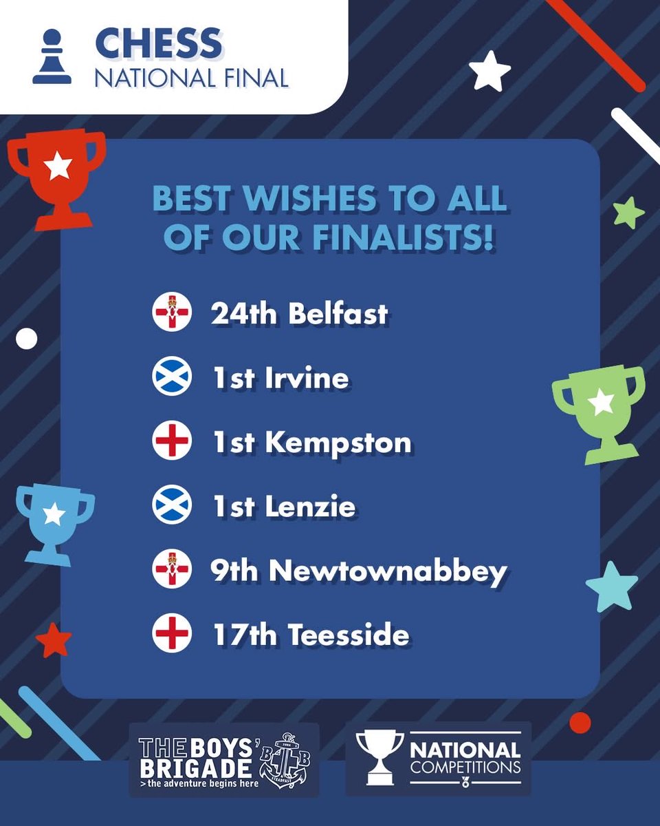 1KempstonBB's tweet photo. Good luck 🍀to our teams in Northern Ireland today for the National table tennis 🏓 and National chess ♟️ competition finals. 

You can do this #comeon1kbb https://t.co/6fOgtEsmYi