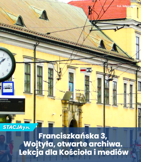 Wiedział i nic nie zrobił. To motto miało wystarczyć za dowody, za krytykę źródeł, za spokojną analizę tego, co rzeczywiście wiadomo. Po reportażu o kard. Wojtyle “Franciszkańska 3” natychmiast zapanowała w mediach logika: „on wiedział”- ks.<a href="/PSliwinski/">ks. Przemysław Śliwiński</a> stacja7.pl/opinie/francis…