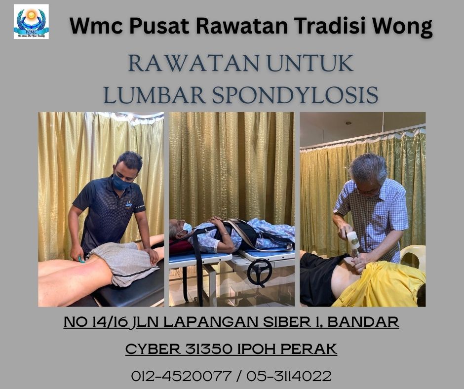 WMCcentre's tweet image. Wong Medical Centre menyediakan Rawatan untuk Masalah Lumbar Spondylosis, sebarang pertanyaan boleh hubungi kami di talian 0124520077
#lumbarspondylosis
#ipohperak
#lumbartraction
#treatmentlumbarspondylosisipohperak