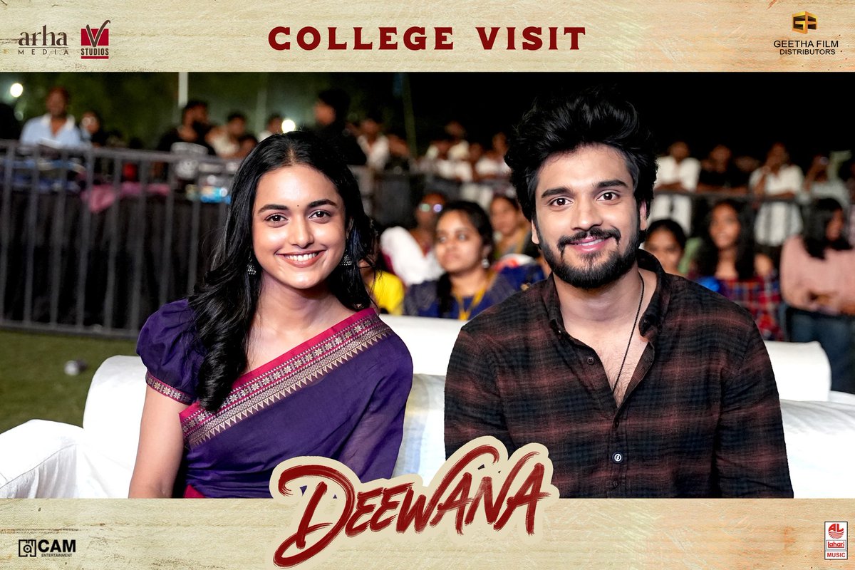 shreyasgroup's tweet photo. Team #Deewana visits KG Reddy College of Engineering and Technology and the response was simply electrifying ✨

Watch the #DeewanaTeaser 👇🏻 https://t.co/3hcobHaGr0

@HarshithReddyM @smehaaofficial @SreeSangishetty @GeethaArts #ArhaMedia @VStudios_Offl @vasudev_5 #SrideviKaryampudi @EswarCh95227514 @Vamsi_P1988 @hrishikeshp1507 #JhansiGojala @cam_entmnts @LahariMusic @shreyasgroup #ShreyasMedia